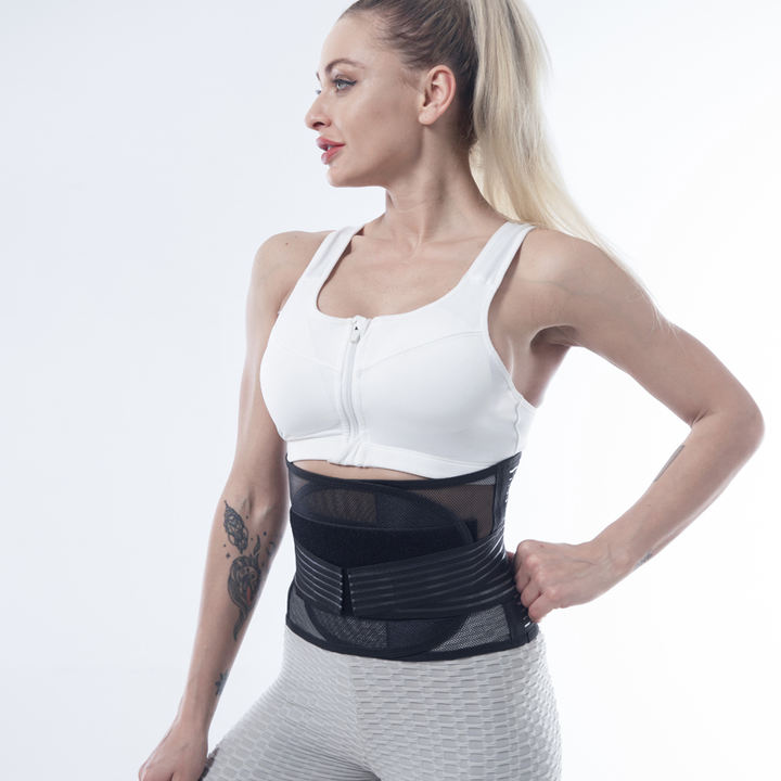 Breathable sports support waist injury waist support waist sports steel belt support Quality Manufacturing Processing