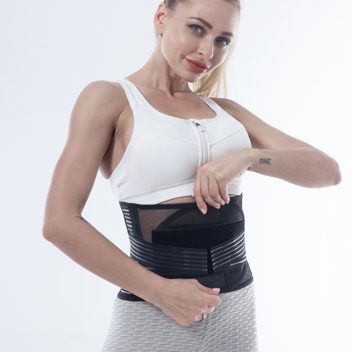 Breathable sports support waist injury waist support waist sports steel belt support Quality Manufacturing Processing