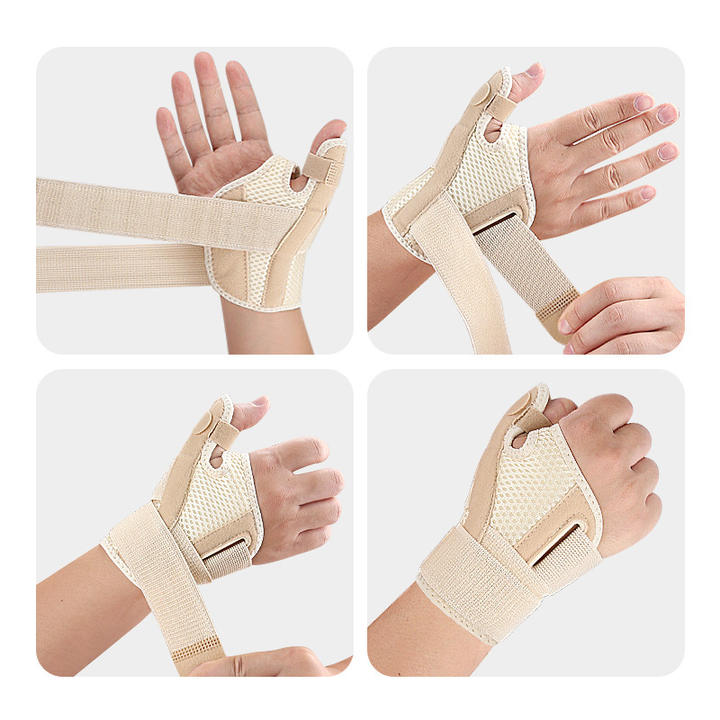 Breathable strap fixed thumb support wrist strap strap Velcro compression gloves B2B Factory Pricing