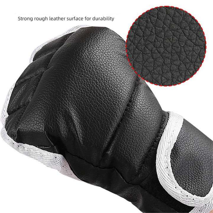 Breathable taekwondo five-finger gloves sandbag half-finger wrist gloves Export Wholesale