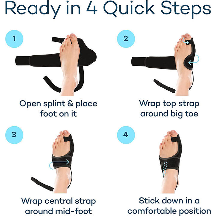Bunion valgus correction with bigfoot bone corrector Bunion valgus toe divider separator Industrial Bulk Supply