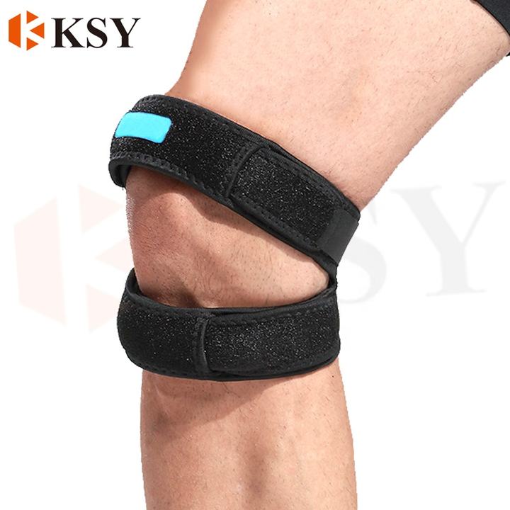 Buy Dual Patella Knee Strap Adjustable Neoprene Knee Brace Support for Knee Pain Quality Manufacturing