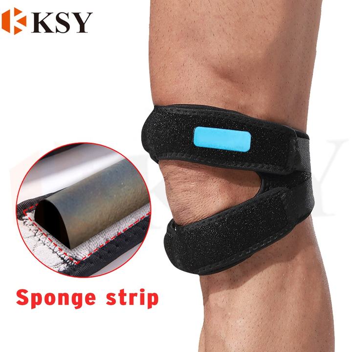 Buy Dual Patella Knee Strap Adjustable Neoprene Knee Brace Support for Knee Pain Quality Manufacturing