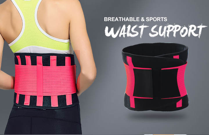CE approved Waist Trimmer Belt Slim Body Sweat Wrap For Stomach And Back Lumbar Support Waist Wholesale Trade Supplier