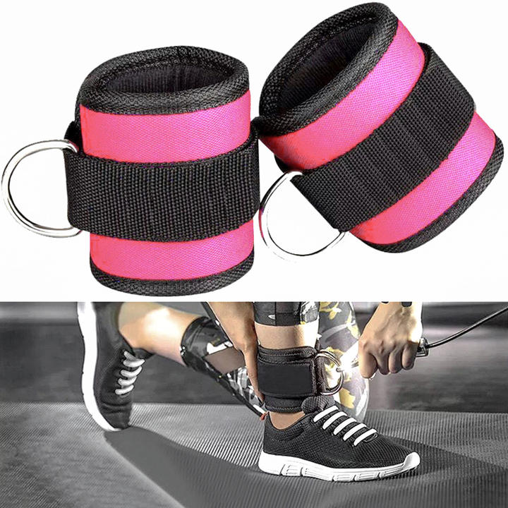 Cable Machines Padded Gym Cuff Ankle Strap For Kickbacks Glute Workouts Leg Extensions Manufacturing and Export