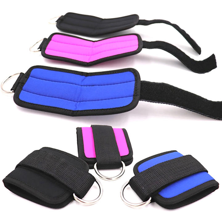 Cable Machines Padded Gym Cuff Ankle Strap For Kickbacks Glute Workouts Leg Extensions Manufacturing and Export