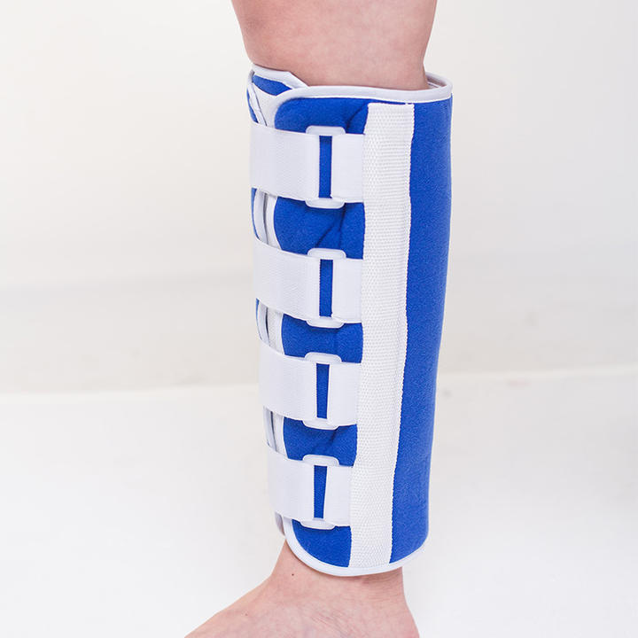 Calf fixation splint Shank fracture with steel plate fixation with tibia-fibula brace