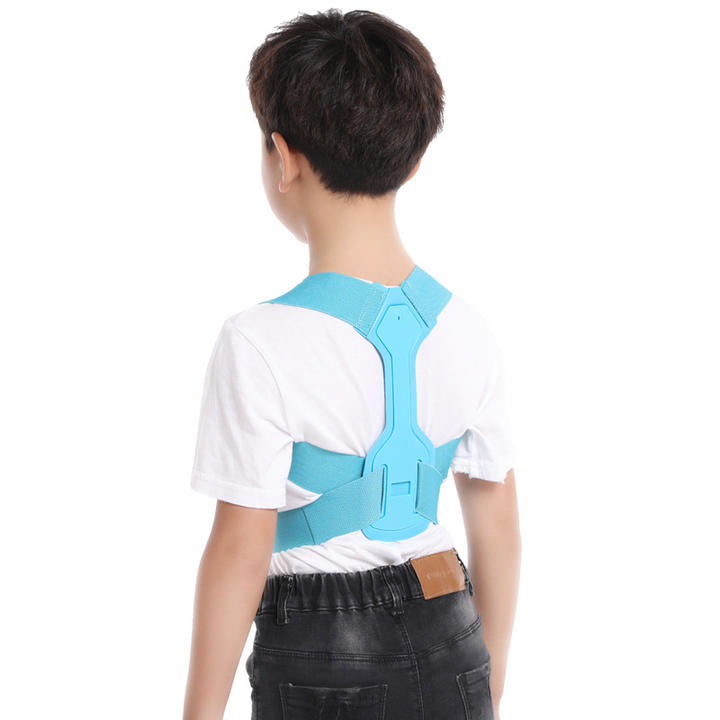 Children Adjustable Posture Corrector Back Support Boys Girls Shoulder Belt Rectify Straighten Correction Pain Relief Beauty Kid