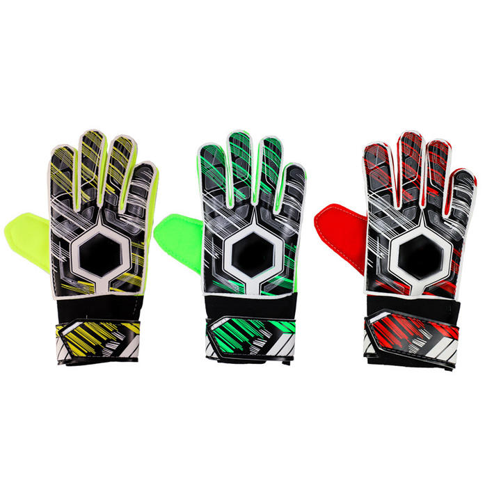 Children Adult Palms Football Gloves with Strong Grips Sports Soccer Goalie Goalkeeper Gloves