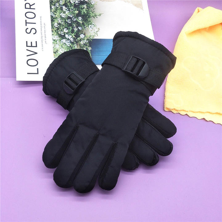 Children's gloves Winter warm cute clean black pink cycling gloves thickened ski gloves Wholesale Trade Supplier