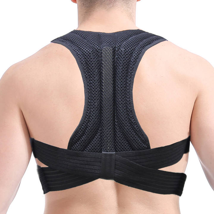 Clavicle Support Upper Back Brace Adjustable Posture Corrector Providing Pain Relief From Neck Back Shoulder Industrial Wholesale
