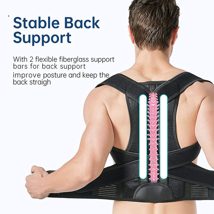 Comfortable Posture Corrector For Men And Women With Back Support Band Posture Corrector Back Brace Wholesale Manufacturing and Export