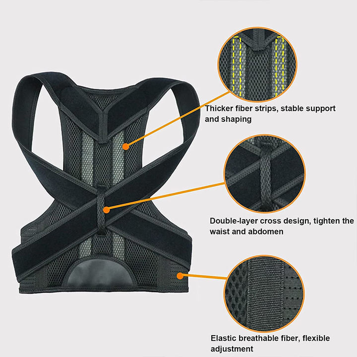 Comfortable Posture Corrector For Men And Women With Back Support Band Posture Corrector Back Brace Wholesale Manufacturing and Export