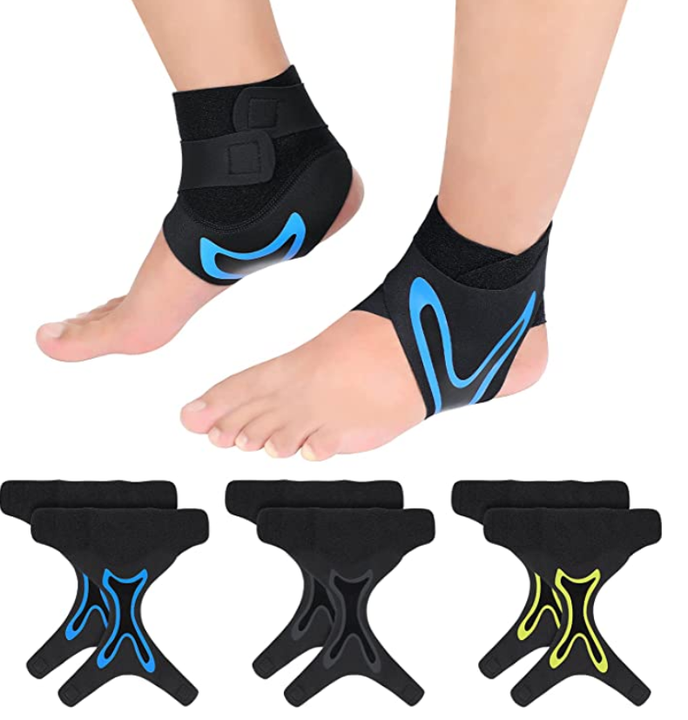 Compression Basketball Ankle Protector Anti Sprain Soccer Ankle Brace Support Strap Bandage Wrap Fitness Foot Safety