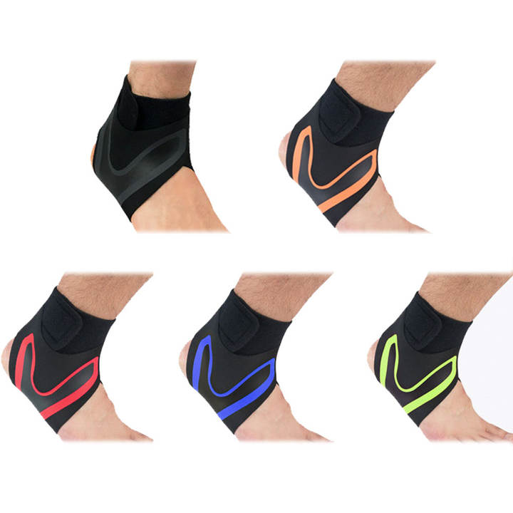 Compression Basketball Ankle Protector Anti Sprain Soccer Ankle Brace Support Strap Bandage Wrap Fitness Foot Safety