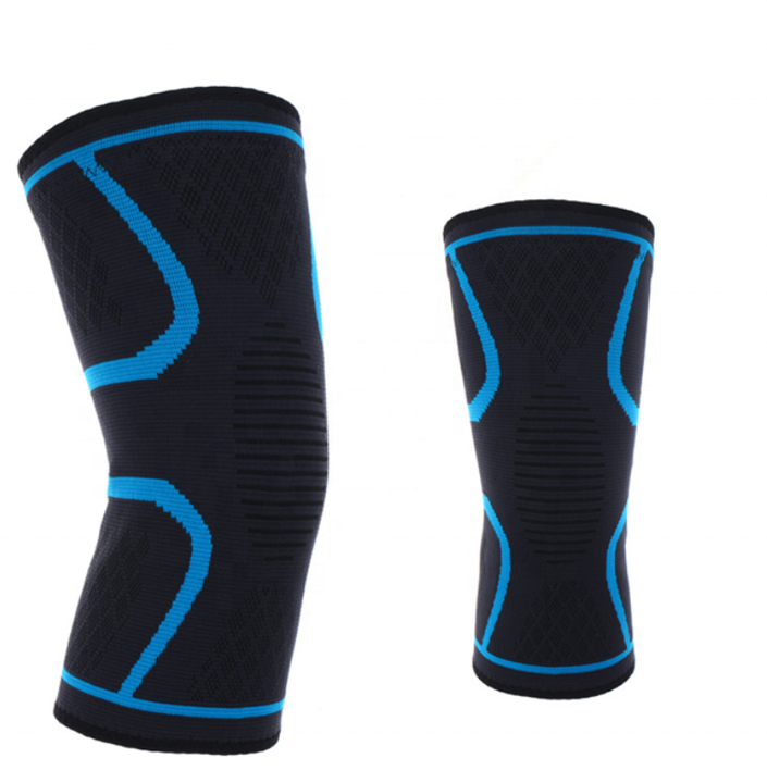 Compression knitted Breathable Neoprene Knee Support Sleeve For Sports Brace