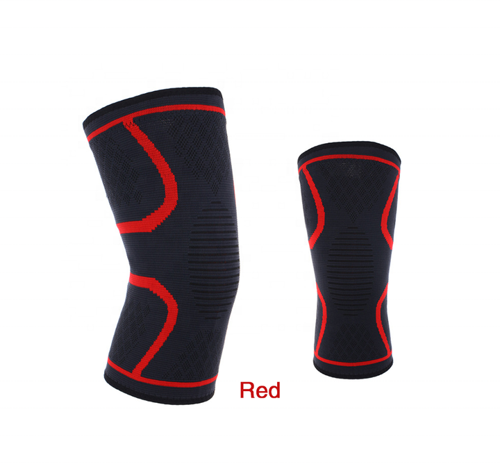 Compression knitted Breathable Neoprene Knee Support Sleeve For Sports Brace