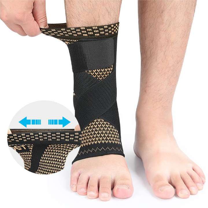 Compression nylon knitted elastic ankle guard Basketball running mountaineering compression fixed ankle guard Direct Supplier Pricing Custom Solutions