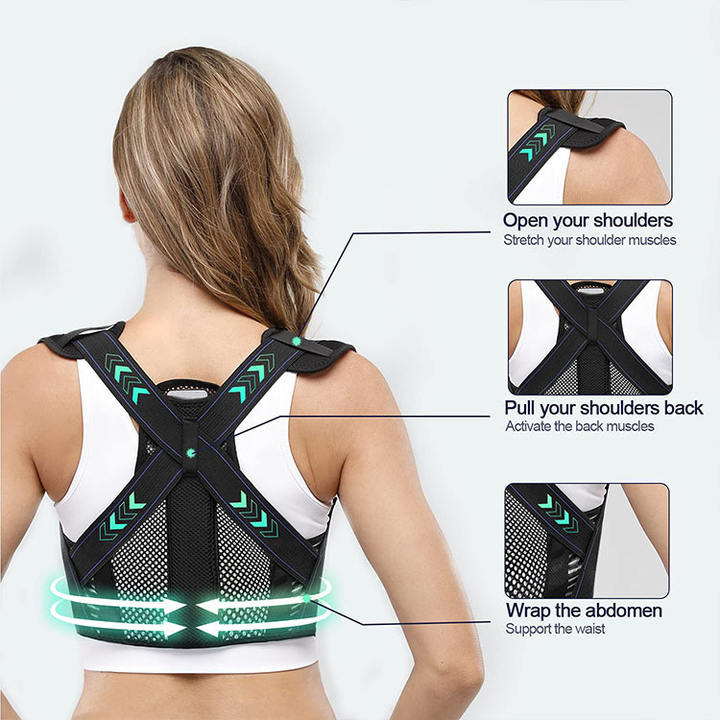 Corrective back breathable posture with anti-hunchback sitting orthotics Bulk Wholesale