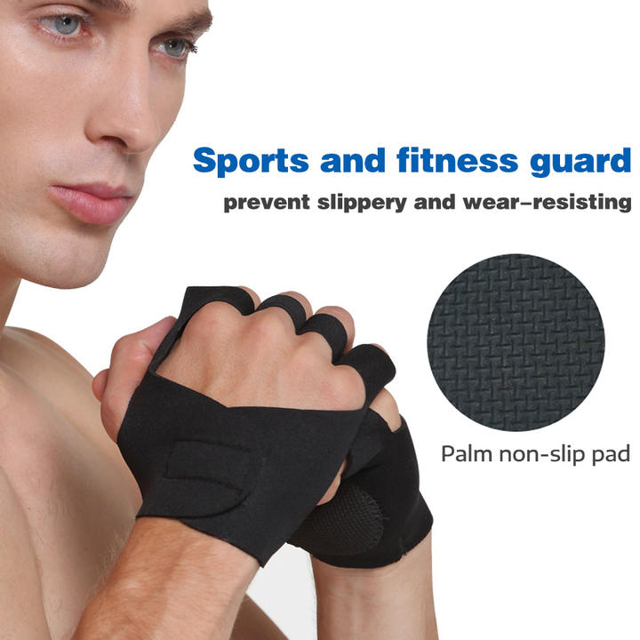 Cross Guard Fit New Design Palm Protectors Glove Pull Up Bar Weight Lifting Glove Gym Gloves Industrial Wholesale Pricing Supplier