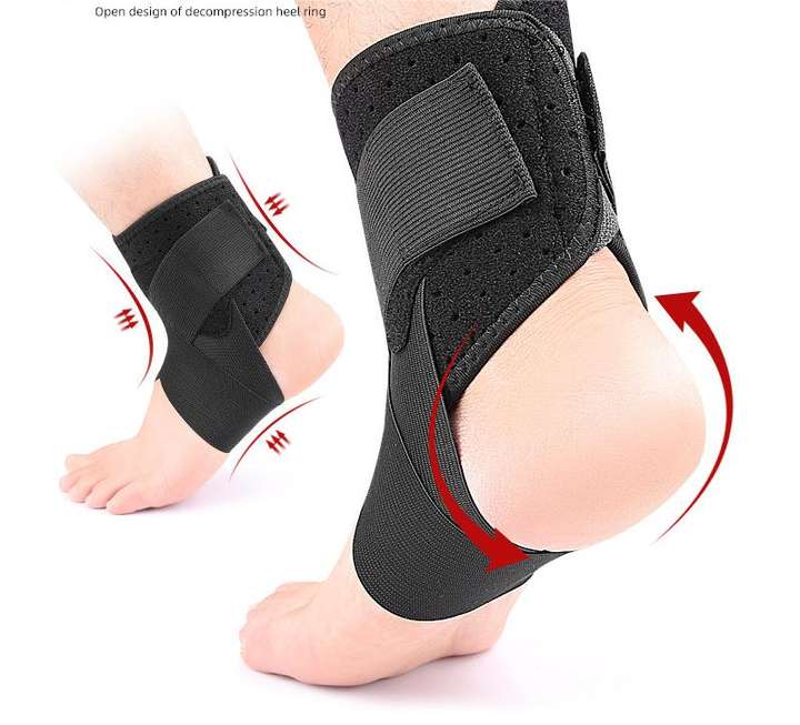 Cross strap winding elastic pressure cycling mountain running jump ankle fixed