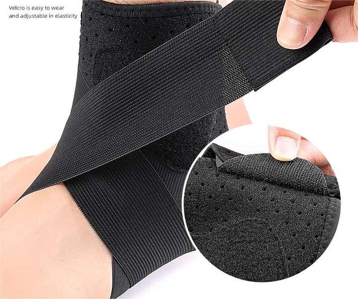 Cross strap winding elastic pressure cycling mountain running jump ankle fixed