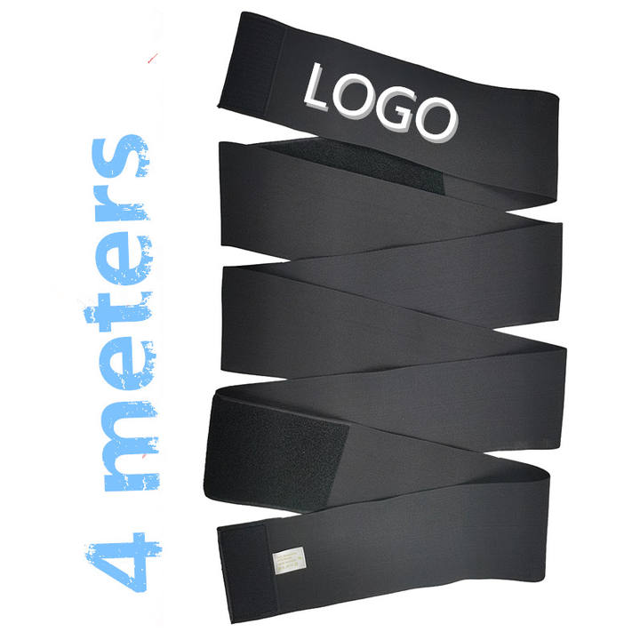 Custom Flat Elastic  Wrap Control Best Ultra Slim Rubber Shaper Neoprene for Waist Trainer Band Bandage Customized Manufacturing