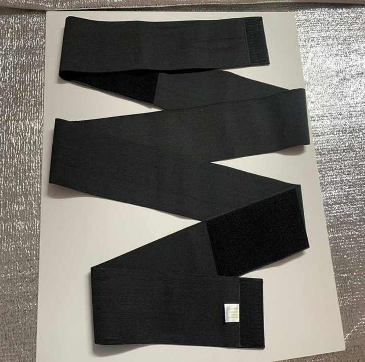 Custom Flat Elastic  Wrap Control Best Ultra Slim Rubber Shaper Neoprene for Waist Trainer Band Bandage Customized Manufacturing