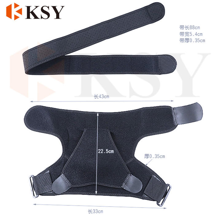 Custom sports pull shoulder strap Double pressure adjustable  one shoulder strain shoulder strap for man and woman China Manufacturing Distributor