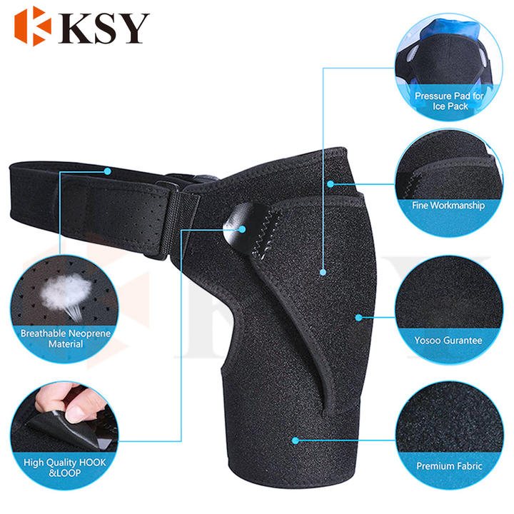 Custom sports pull shoulder strap Double pressure adjustable  one shoulder strain shoulder strap for man and woman China Manufacturing Distributor
