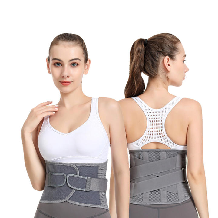 Customized Back Brace Medical Lower Pain Relief Support steel bone waist trainer for men and women