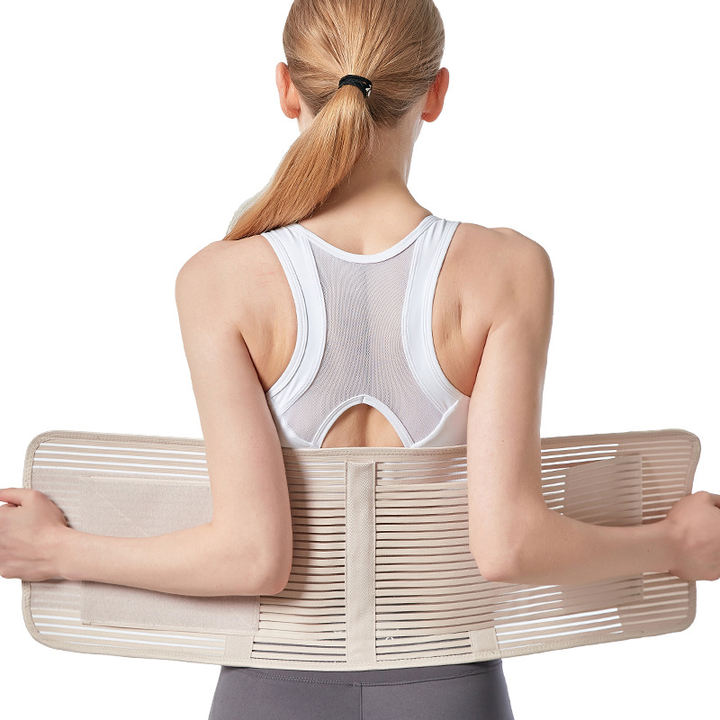 Customized New Model Waist Brace Breathable Lumbar Support Belt Adjustable Back Brace Waist Trainer For HerniatedDisc Protection Product Manufacturing Excellence