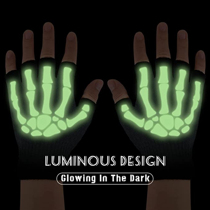 Cycling Gloves Kids Outdoor Sports Bicycle Half Finger Skeleton Soft Protective Import Wholesale Solutions