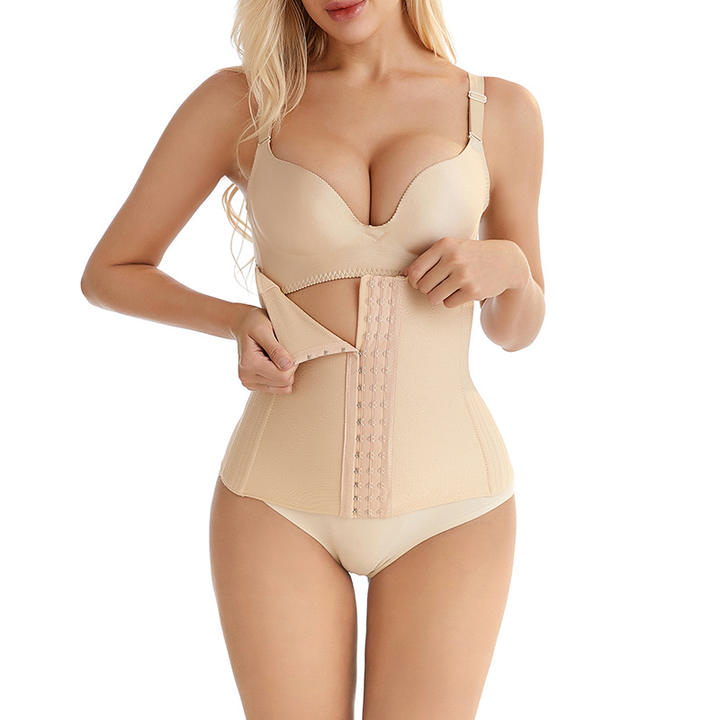 Double Belt Waist Cincher Trainer Slimming Faja Body Shaper Corset Adjustable Shapewear Flat Belly Postpartum Wrap Factory Wholesale Custom Solutions
