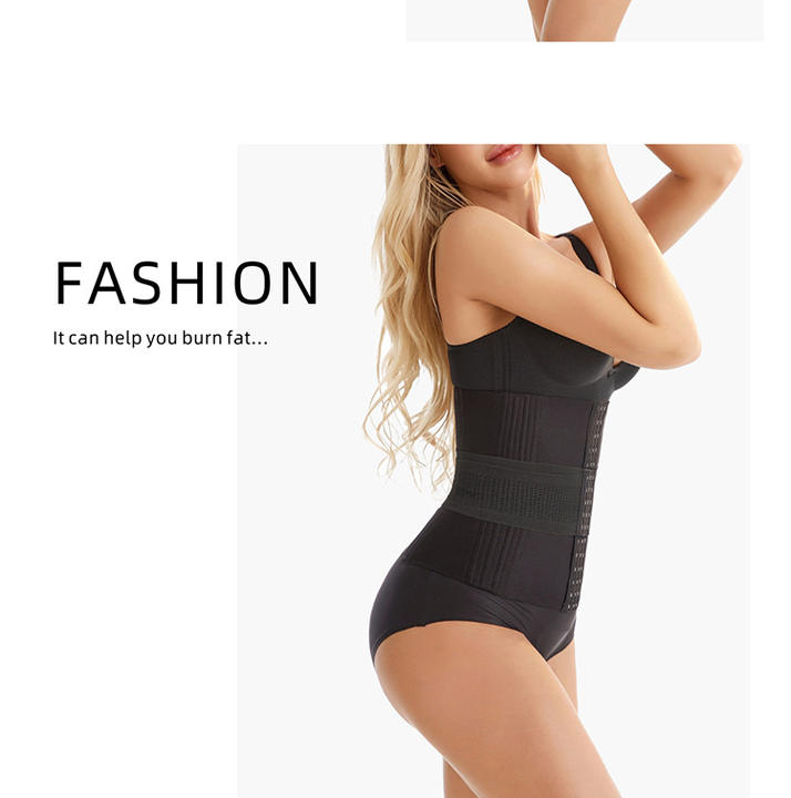Double Belt Waist Cincher Trainer Slimming Faja Body Shaper Corset Adjustable Shapewear Flat Belly Postpartum Wrap Factory Wholesale Custom Solutions