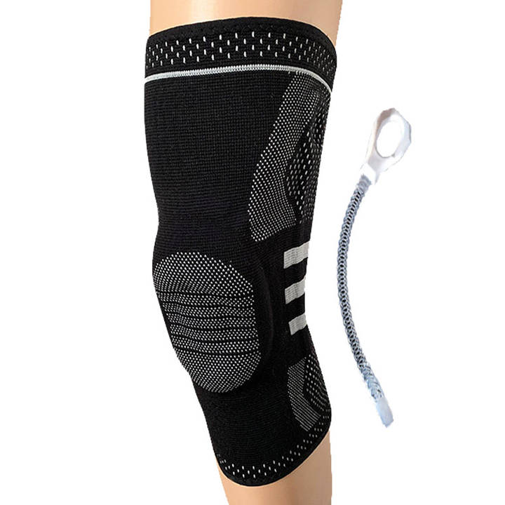 Double Knee Protection Professional Sports Knee Pads Spring Support Strap Knee Sleeves Industrial Wholesale Pricing Bulk Orders