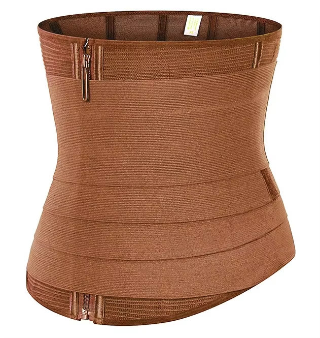 Double Waist Trainer Cinchers Detachable Tummy Wrap Trimmers Tight Slim Belt Gym Fitness Zip Back Support B2B Manufacturing