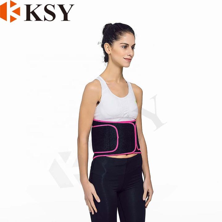 Double belts slim tummy control body shaper women waist trainers factory supply directly