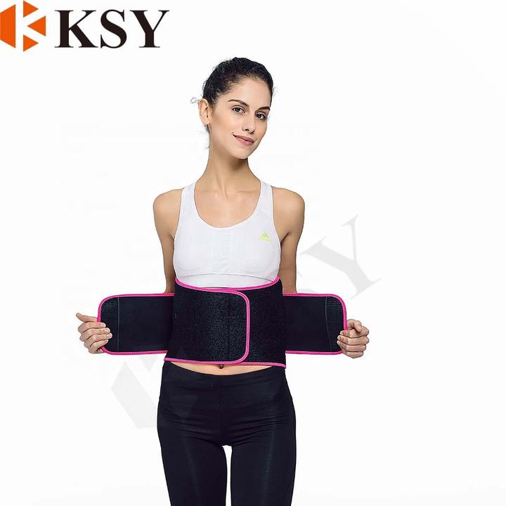 Double belts slim tummy control body shaper women waist trainers factory supply directly