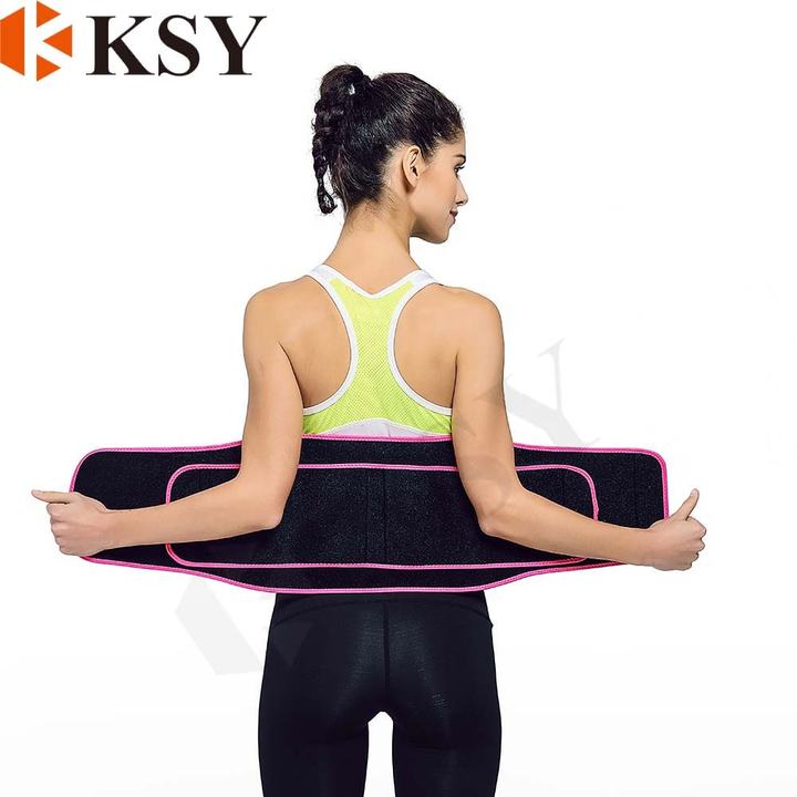 Double belts slim tummy control body shaper women waist trainers factory supply directly