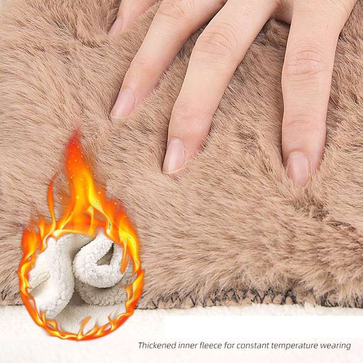 Double compound Velcro Fall/Winter knee pads thickened with fleece warm knee pads Production Wholesale Operations