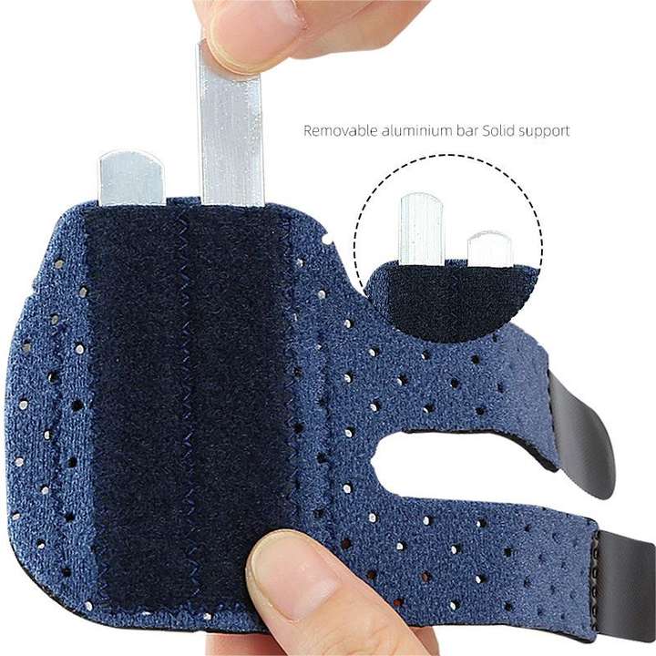 Double finger aluminum strip fixation support finger protector Velcro adjusting finger fixation splint Global Wholesale Market Operations