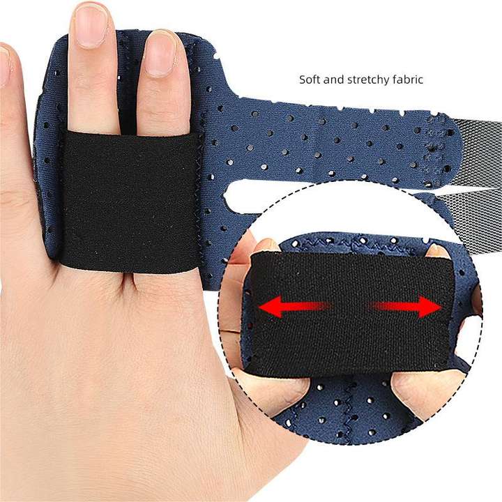 Double finger aluminum strip fixation support finger protector Velcro adjusting finger fixation splint Global Wholesale Market Operations