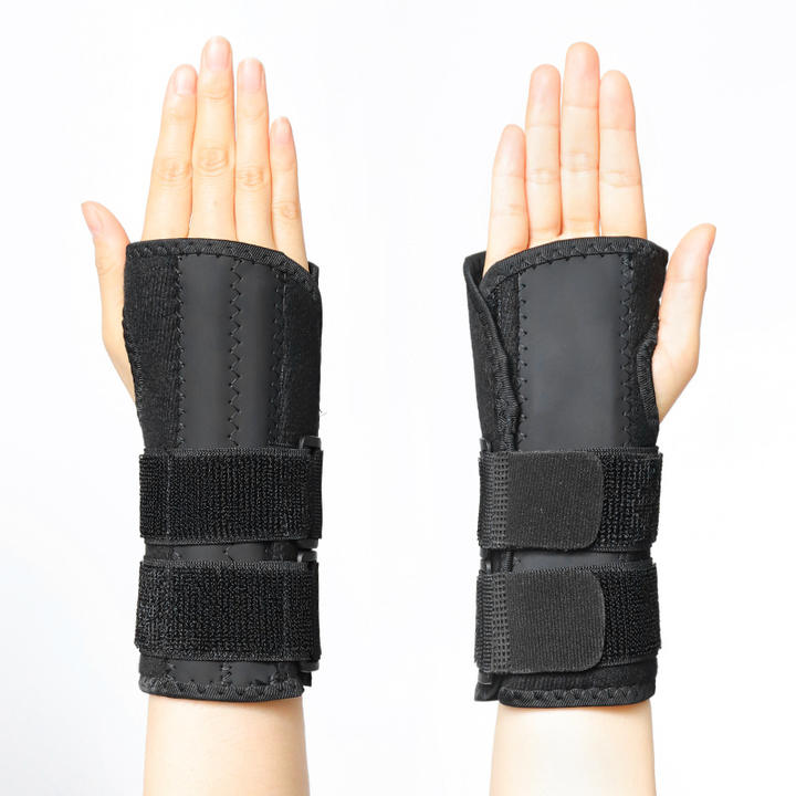 Dual pressure splint wrist brace fixed joint elastic breathable Velcro adjustable wrist brace