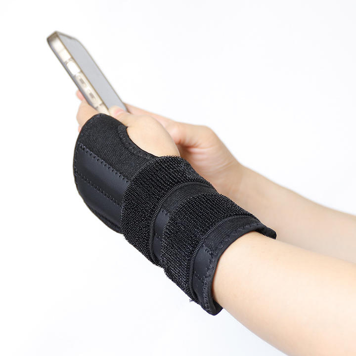 Dual pressure splint wrist brace fixed joint elastic breathable Velcro adjustable wrist brace