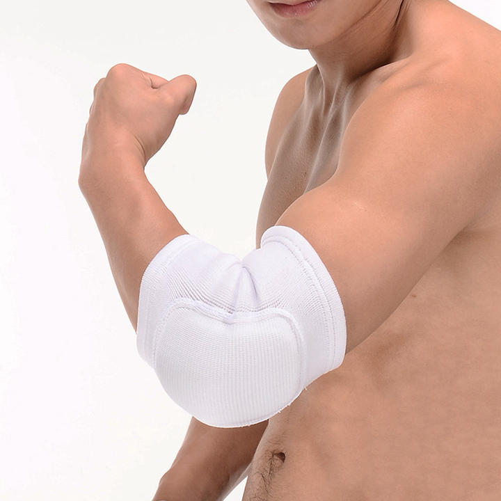 Elastic Elbow Pads Thickened Sponge Elbow Knee Protectors Guard Basketball Volleyball Sport Arm Sleeve Pad Adults B2B Factory Pricing Supplier