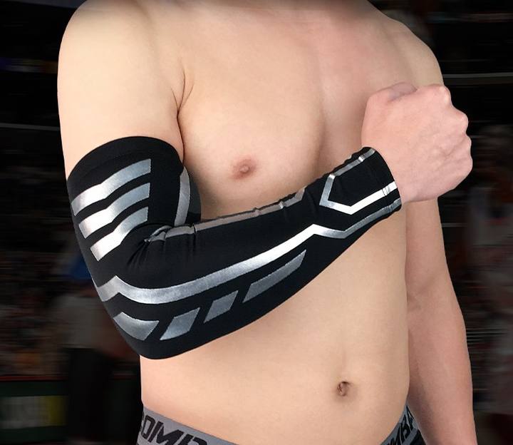 Elastic Pressure Sports Arm Sleeves Armguard Cuff Outdoor Basketball Cycling Badminton Fitness Sports Safety Protection Factory Authorized Wholesale Export