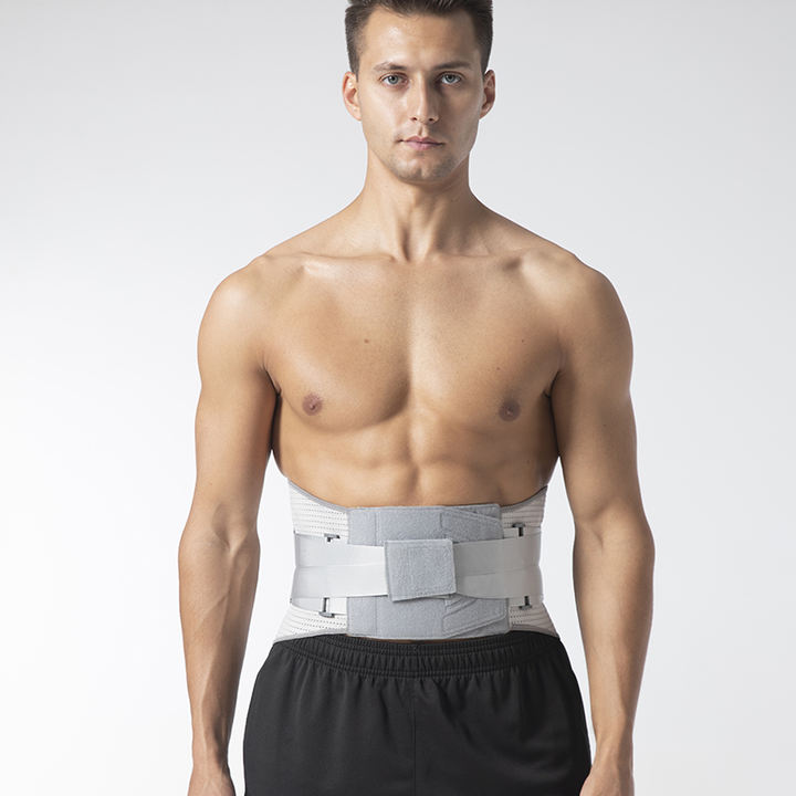Elastic double pressure belt Fitness mesh cloth Breathable exercise waist support weight lifting belt Contract Manufacturing