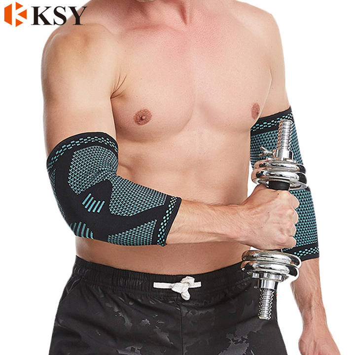 Elbow Support Brace Protective Pads Arthritis Bandage Compression Sleeve Arm Pads Guard Gym Sport protection Outdoor Safety Factory-Owned Wholesale