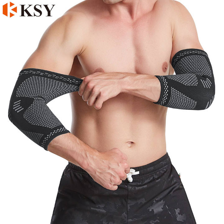 Elbow Support Brace Protective Pads Arthritis Bandage Compression Sleeve Arm Pads Guard Gym Sport protection Outdoor Safety Factory-Owned Wholesale